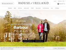 Tablet Screenshot of houseofireland.com